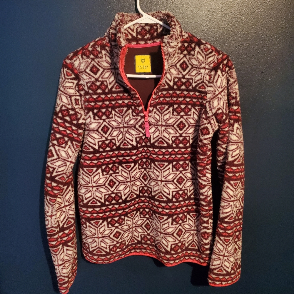 NWOT Prince & Fox Sherpa Quarter Zip